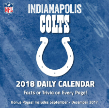 Turner 2018 NFL Indianapolis Colts Box Calendar