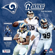 Turner 2018 NFL Los Angeles Rams Wall Calendar