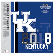 Turner 2018 NCAA Kentucky Wildcats Wall Calendar