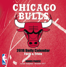 Turner 2018 NBA Chicago Bulls Box Calendar