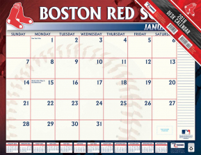 Turner 2018 MLB Boston Red Sox Desk Calendar