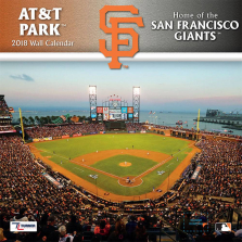 Turner 2018 MLB San Francisco Giants AT&T Park Wall Calendar