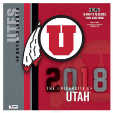 Turner 2018 NCAA Utah Utes Wall Calendar