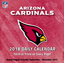 Turner 2018 NFL Arizona Cardinals Box Calendar