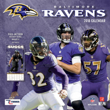 Turner 2018 NFL Baltimore Ravens Wall Calendar