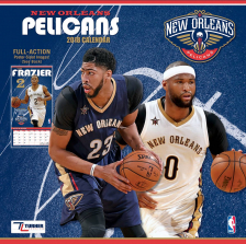Turner 2018 NBA New Orleans Pelicans Wall Calendar