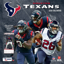 Turner 2018 NFL Houston Texans Team Wall Calendar