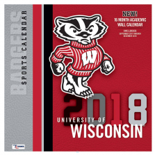 Turner 2018 NCAA Wisconsin Badgers Wall Calendar