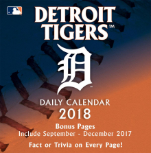 Turner 2018 MLB Detroit Tigers Team Box Calendar