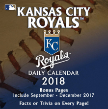 Turner 2018 MLB Kansas City Royals Box Calendar