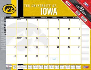 Turner 2018 Iowa Hawkeyes Desk Calendar