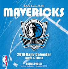 Turner 2018 NBA Dallas Mavericks Box Calendar