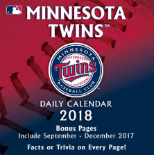 Turner 2018 MLB Minnesota Twins Team Box Calendar