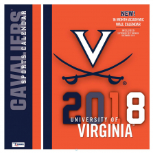 Turner 2018 NCAA Virginia Cavaliers Wall Calendar
