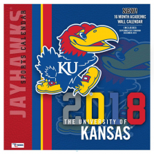 Turner 2018 NCAA Kansas Jayhawks Wall Calendar