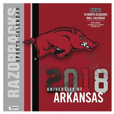 Turner 2018 NCAA Arkansas Razorbacks Wall Calendar