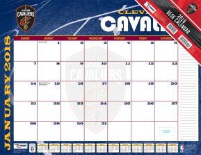 Turner 2018 NBA Cleveland Cavaliers Desk Calendar