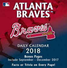 Turner 2018 MLB Atlanta Braves Box Calendar