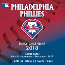 Turner 2018 MLB Philadelphia Phillies Box Calendar
