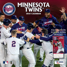 Turner 2018 MLB Minnesota Twins Wall Calendar