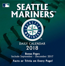 Turner 2018 MLB Seattle Mariners Box Calendar