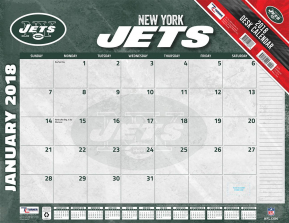 Turner 2018 NHL New York Jets Desk Calendar