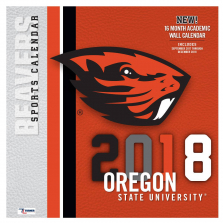 Turner 2018 NCAA Oregon State Beavers Wall Calendar