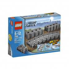LEGO City Flexible Train Tracks (7499)