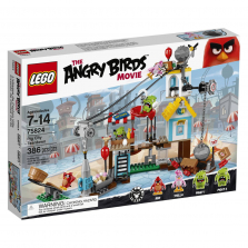 LEGO The Angry Birds Movie Pig City Teardown (75824)