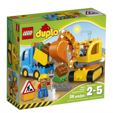 LEGO DUPLO Truck and Tracked Excavator (10812)