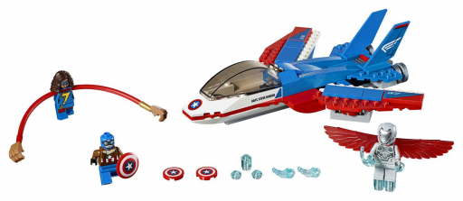 LEGO Super Heroes Marvel Avengers Assemble Captain America Jet Pursuit (76076)