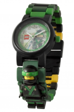 LEGO Ninjago Movie Lloyd Analogue Link Watch - Green Strap with Lloyd