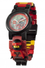 LEGO Ninjago Movie Kai Analogue Link Watch - Red Strap with Kai