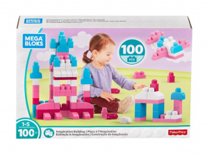 Mega Bloks First Builders 100 piece Imagination Building Set - Pink