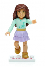 Mega Construx American Girl Fashion Figure - Mint Tee and Purple Skirt