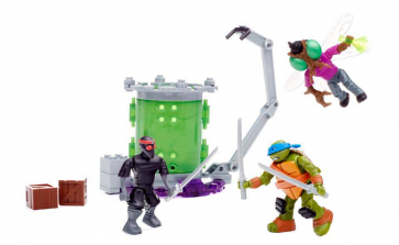 Mega Bloks Teenage Mutant Ninja Turtles Baxter Mutation Lab Building Toys 73 Pieces