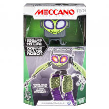 Meccano Tech Micronoid Programmable Robot Building Kit - Green Switch