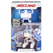 Meccano Tech Micronoid Programmable Robot Building Kit - Blue Basher