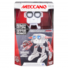 Meccano Tech Micronoid Programmable Robot Building Kit - Red Socket