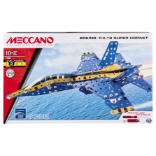 Meccano-Erector Building Set - Boeing F/A-18 Super Hornet with Foldable Wings