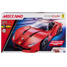 Meccano-Erector Sports Car Building Set - Ferrari F12tdf with Poseable Steering