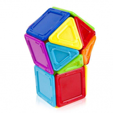 Magformers Solids Opaque Rainbow Construction Set 30 Pieces