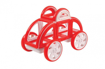 Magformers My First Buggy Construction Set 14 Pieces - Red