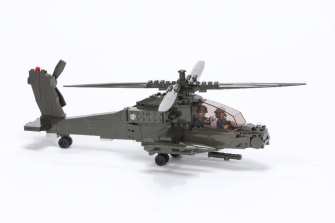 Ultimate Soldier XD XH-64 Attack Helicopter Military Building Construction Set