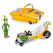 Игровой набор Гуфи и гоночный кабриолете - трансформер -Микки и Родстер гонщики -Mickey and the Roadster Racers