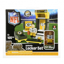 Oyo Sports NFL Buildable Locker Set - Aaron Rodger