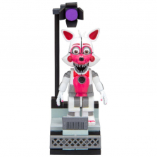 McFarlane Toys Five Nights at Freddy's Micro Series 2 Construction Set - Funtime Foxy with Stage Left