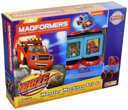 Magformers Blaze and the Monster Machines Building Set - 35 Pieces