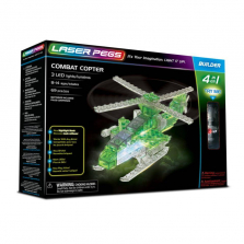 Laser Pegs 4-in-1 Builder Set - Combat Copter