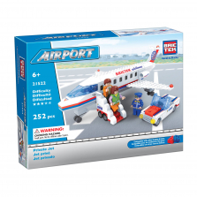Brictek Construction Building Set - Airport Private Jet